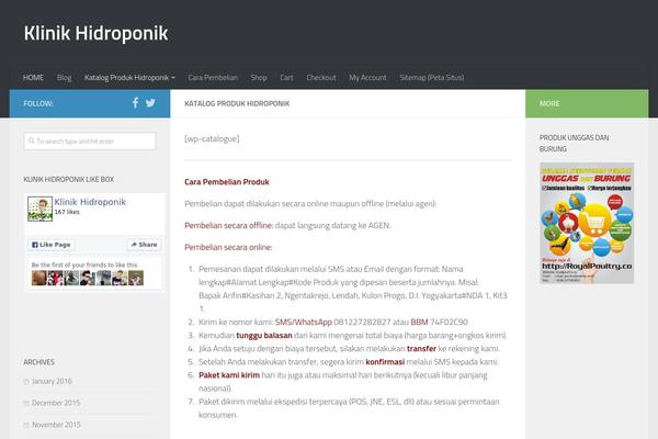 Site using Add Link to Facebook plugin