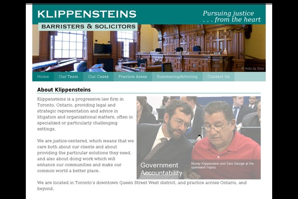 Site using Easing Slider plugin