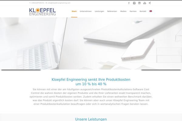 WordPress website example screenshot