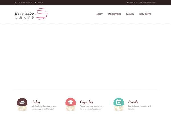 Cakeart theme site design template sample