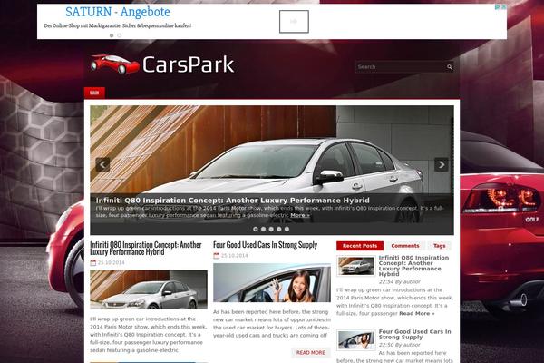 Carspark theme site design template sample