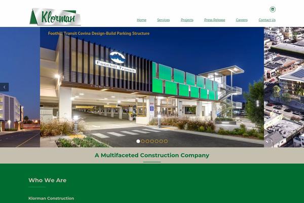 WordPress website example screenshot