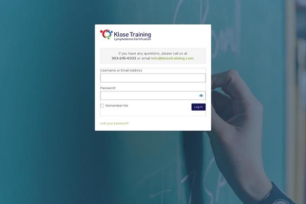 klosetrainingonline.com site used Kloselms