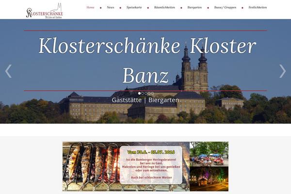 klosterschaenke-banz.de site used Klosterschaenke_wp