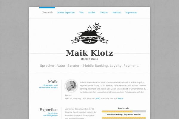 WordPress website example screenshot