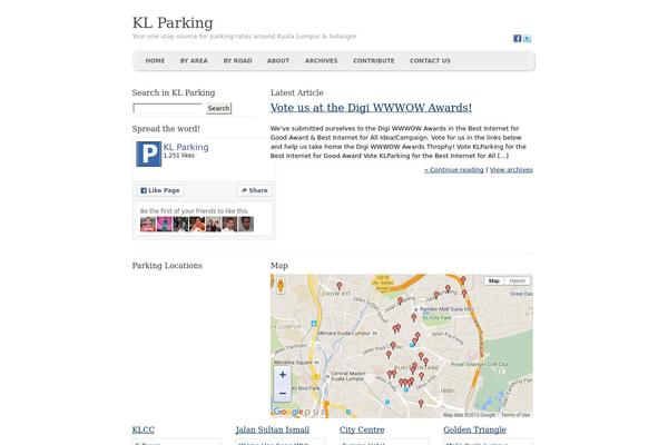 klparking.com site used Carrington-text-v2