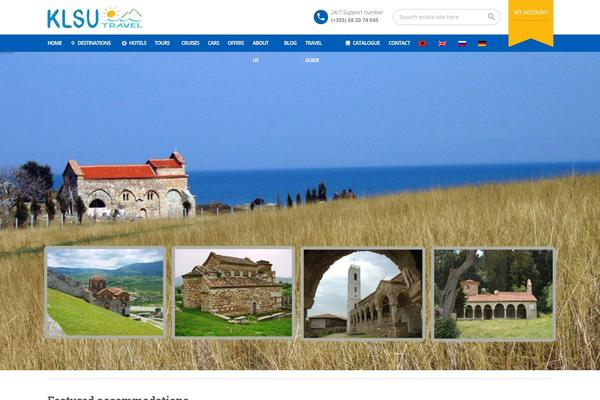 BookYourTravel theme site design template sample