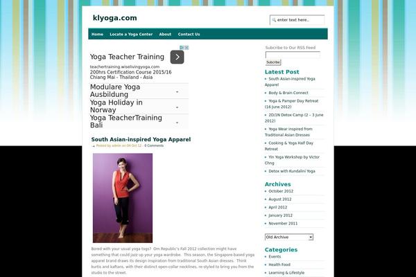 klyoga.com site used Colorful-update