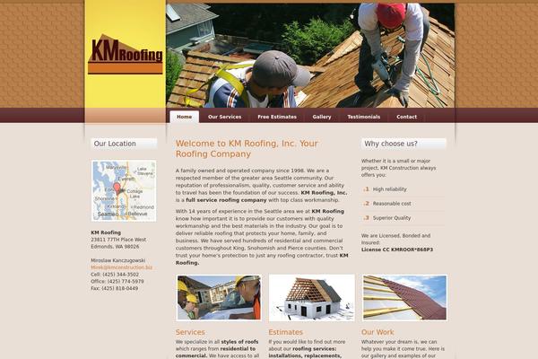 kmconstruction.biz site used Kmc