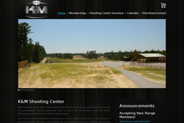 kmshootingcenter.com site used Theme1138
