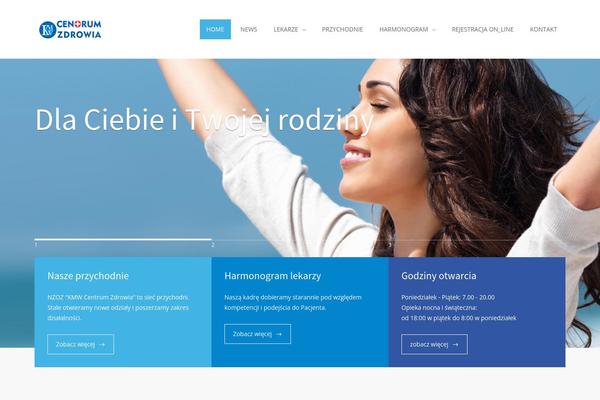 MediCenter theme site design template sample