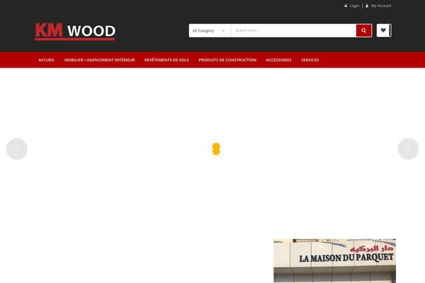 kmwood-dz.com site used Revo-child-theme