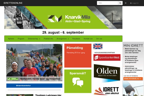 knarvikmila.no site used Knarvikmila