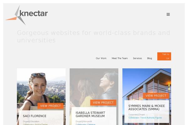 knectar.com site used Knectar