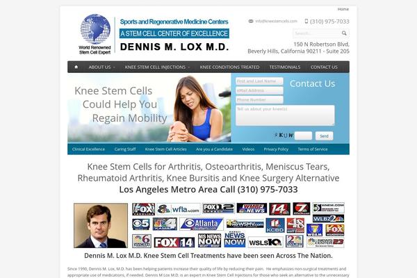 kneestemcells.com site used Aqua