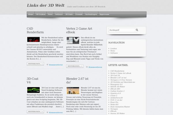 WordPress website example screenshot