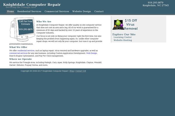 knightdale-computer-repair.com site used Kcr