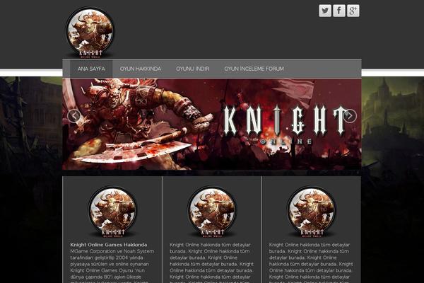 knightonlinegames.com site used Fresh Lite