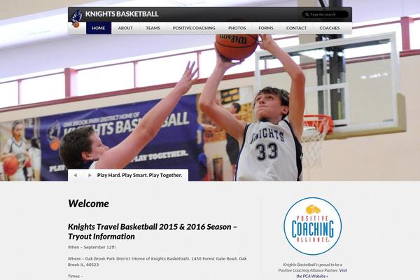 knightsbball.com site used Sportedge Parent