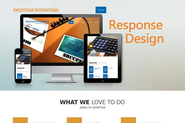 Myway theme site design template sample
