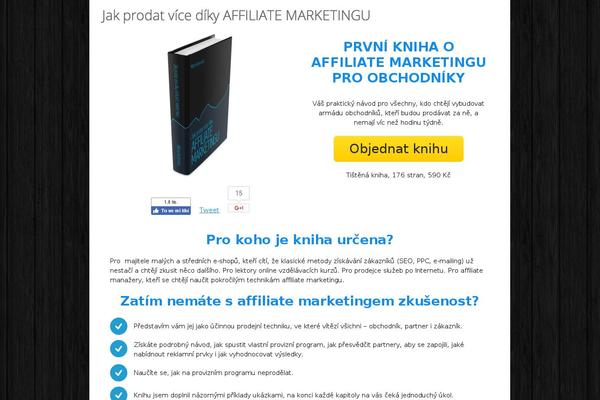 knihaoaffiliate.cz site used MioWeb