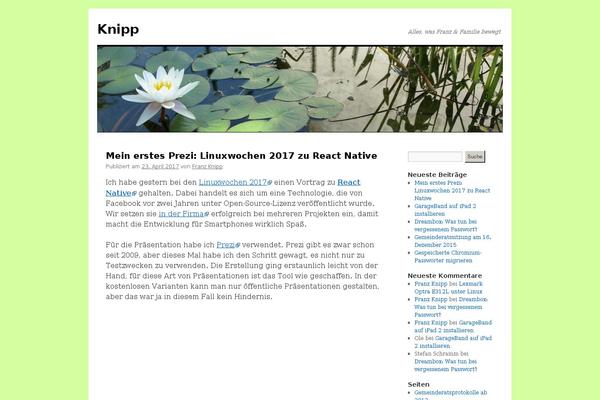 WordPress website example screenshot