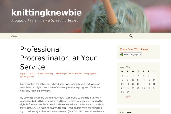 Twenty Thirteen theme site design template sample