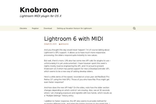 Twenty Thirteen theme site design template sample