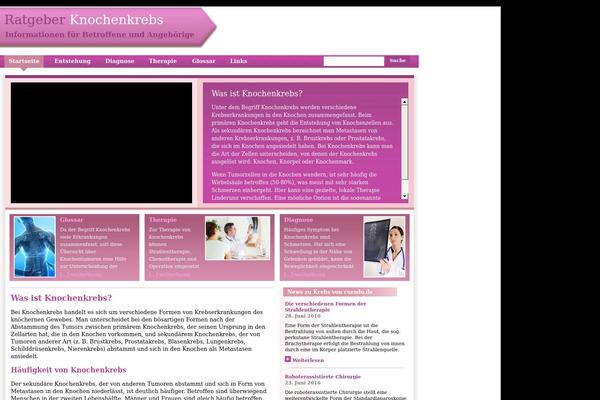 knochenkrebs.net site used Gfmk