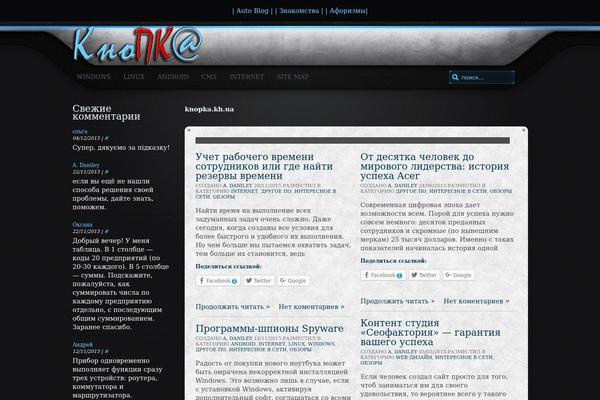 knopka.kh.ua site used Catalyst