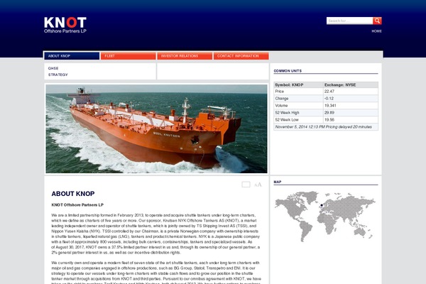 knotoffshorepartners.com site used Knutsen_ot
