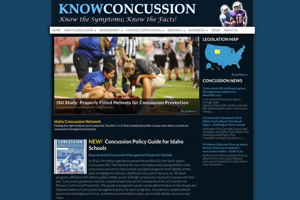 knowconcussion.org site used Kctheme