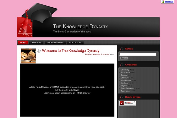 knowledgedynasty.info site used Education-monal