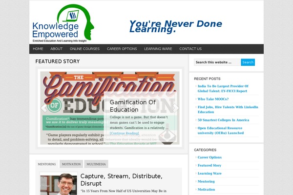 WordPress website example screenshot
