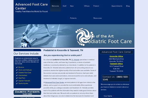 knoxfootdoc.com site used Poditwo