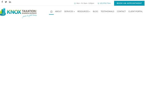 WordPress website example screenshot