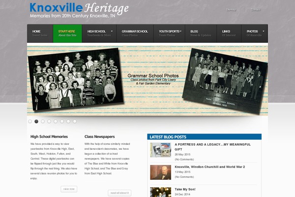 knoxvilleheritage.com site used Echea