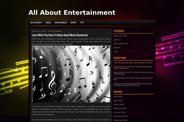 knuckleheadscomedy.com site used Themusic