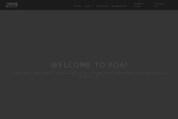 koafitnesscenter.com site used The-launcher-pro