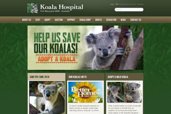 koalahospital.org.au site used Koalahospital
