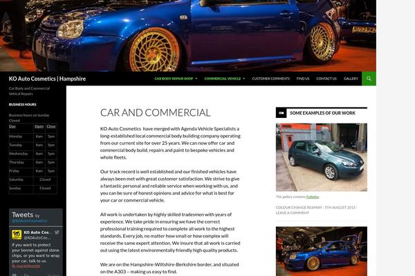 Twenty Fourteen theme site design template sample