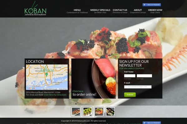 kobansushi.com site used Kobansushi