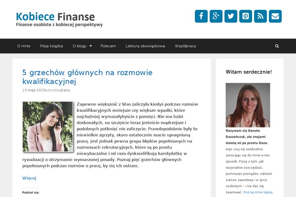 kobiecefinanse.pl site used Gpress_child