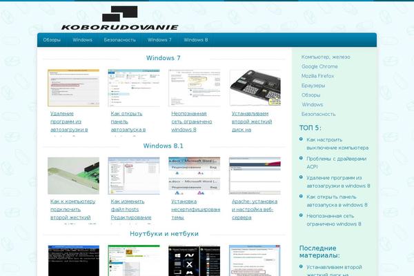 koborudovanie.ru site used Vsepropechen