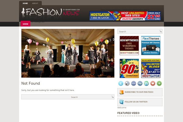 Fashionnews theme site design template sample