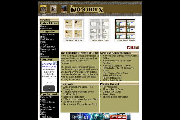 koccodex.com site used Koc