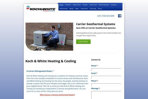 koch-white.com site used Mastersite-layout3