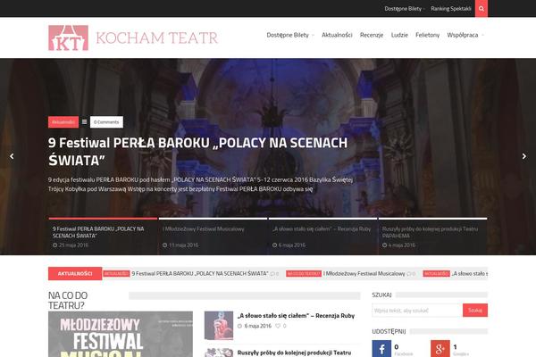 kochamteatr.pl site used Trendyblog-theme2