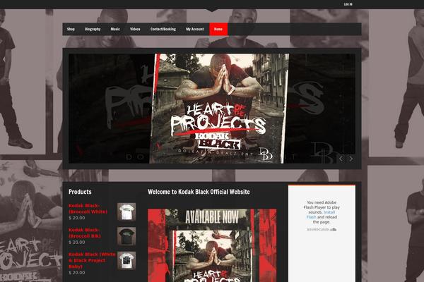 Soundboard theme site design template sample