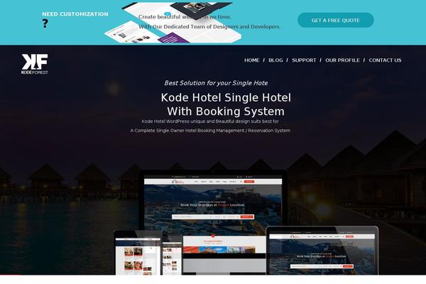 WordPress website example screenshot